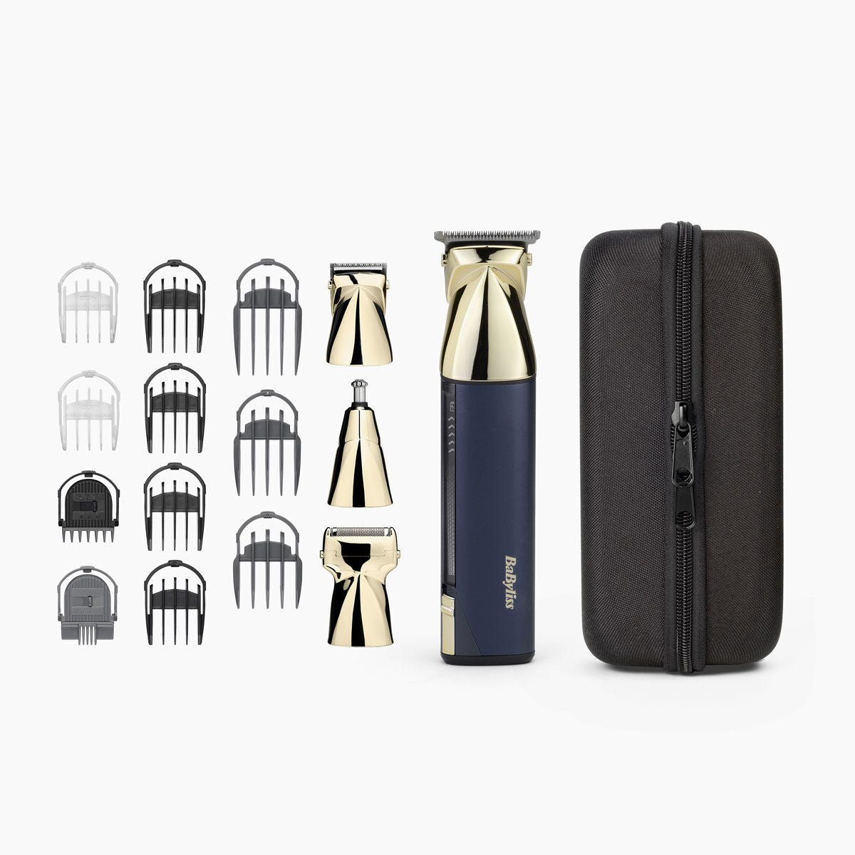 Tondeuse multi-usages sans fil 15 en 1 super-X Metal - Collection Gold & Navy